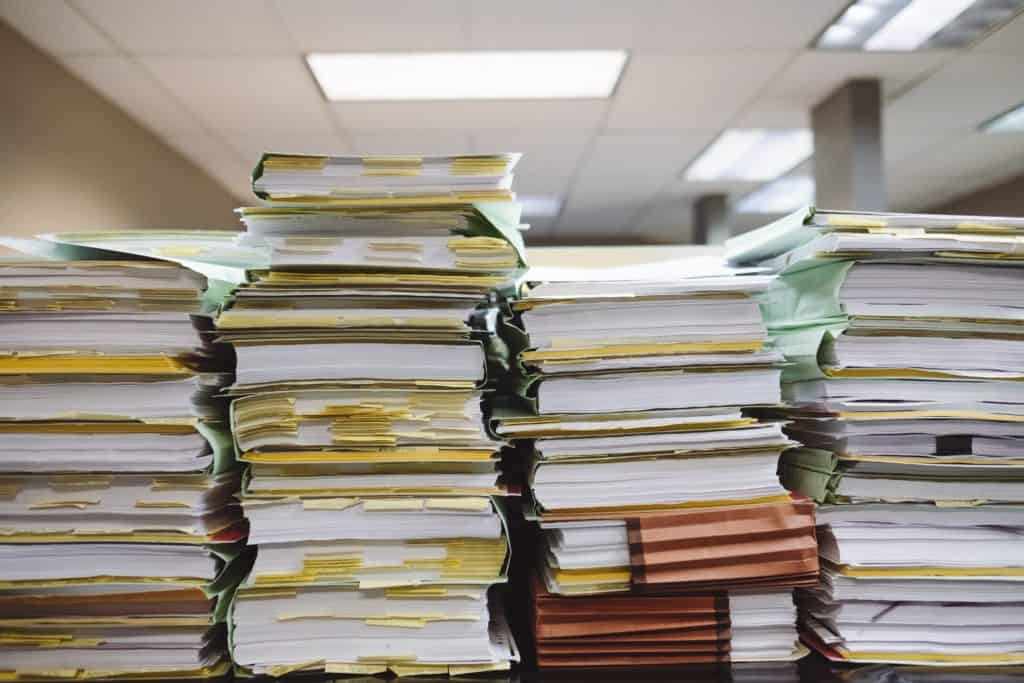 accounting paperwork